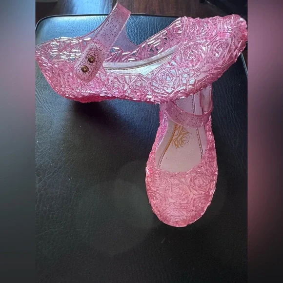Sparkly Pink girl jelly Shoes - Picture 3 of 9